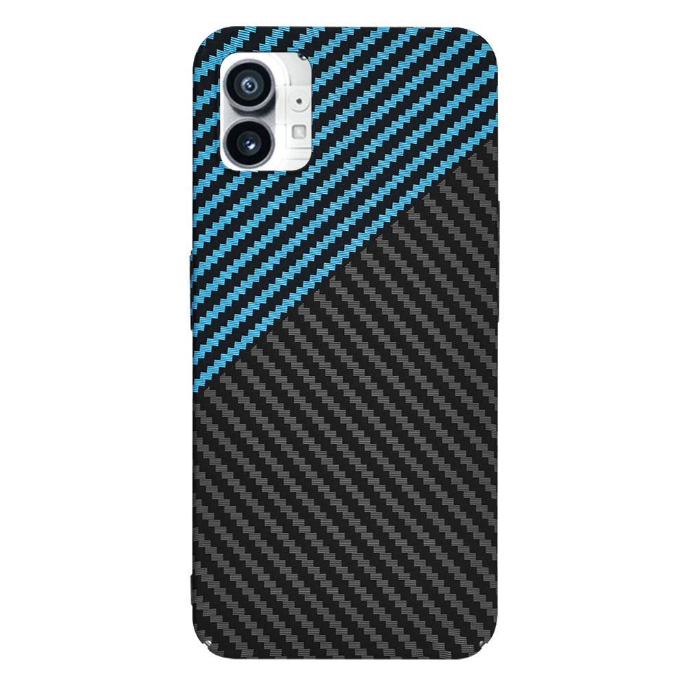 Калъф за Nothing Phone (1), Techsuit, Carbonite FiberShell, Черен Bleu