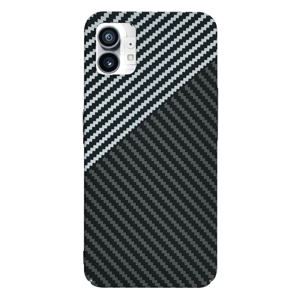 Калъф за Nothing Phone (1), Techsuit, Carbonite FiberShell, Черно Сиво