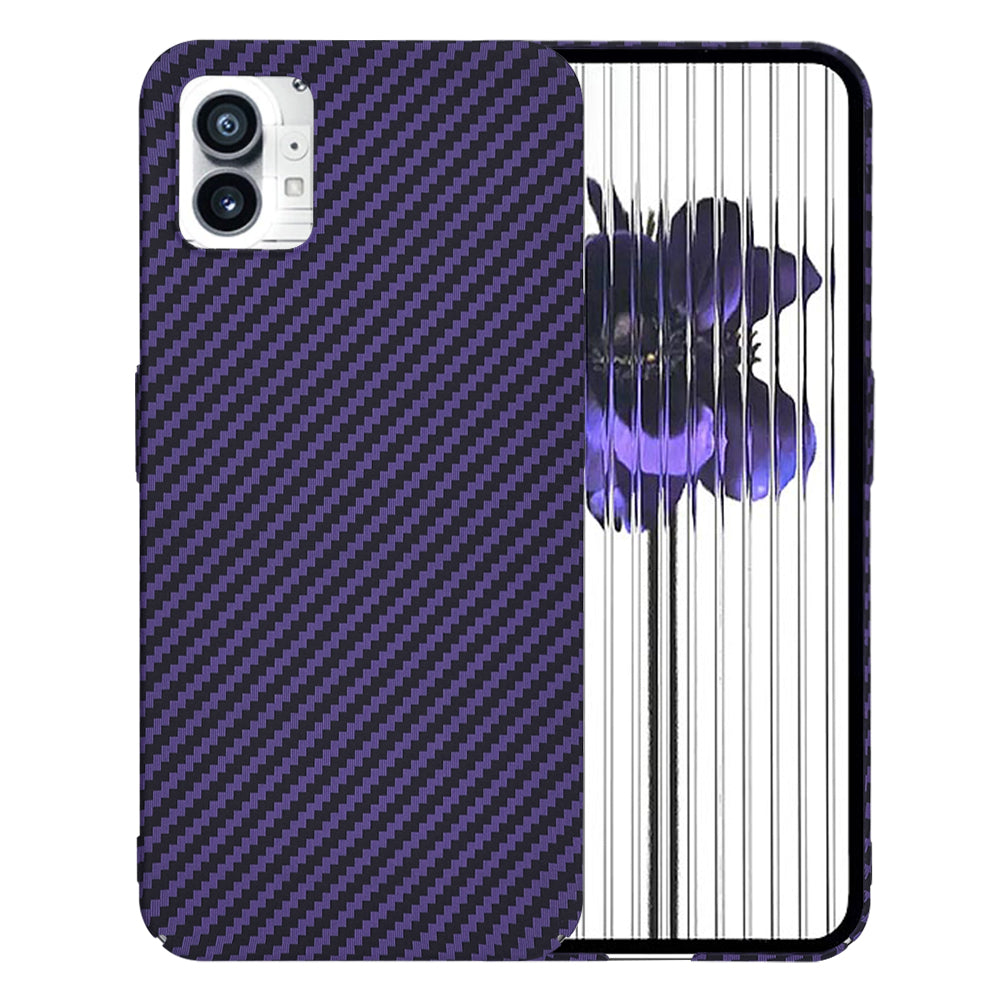 Калъф за Nothing Phone (1), Techsuit, Carbonite FiberShell, Лилав