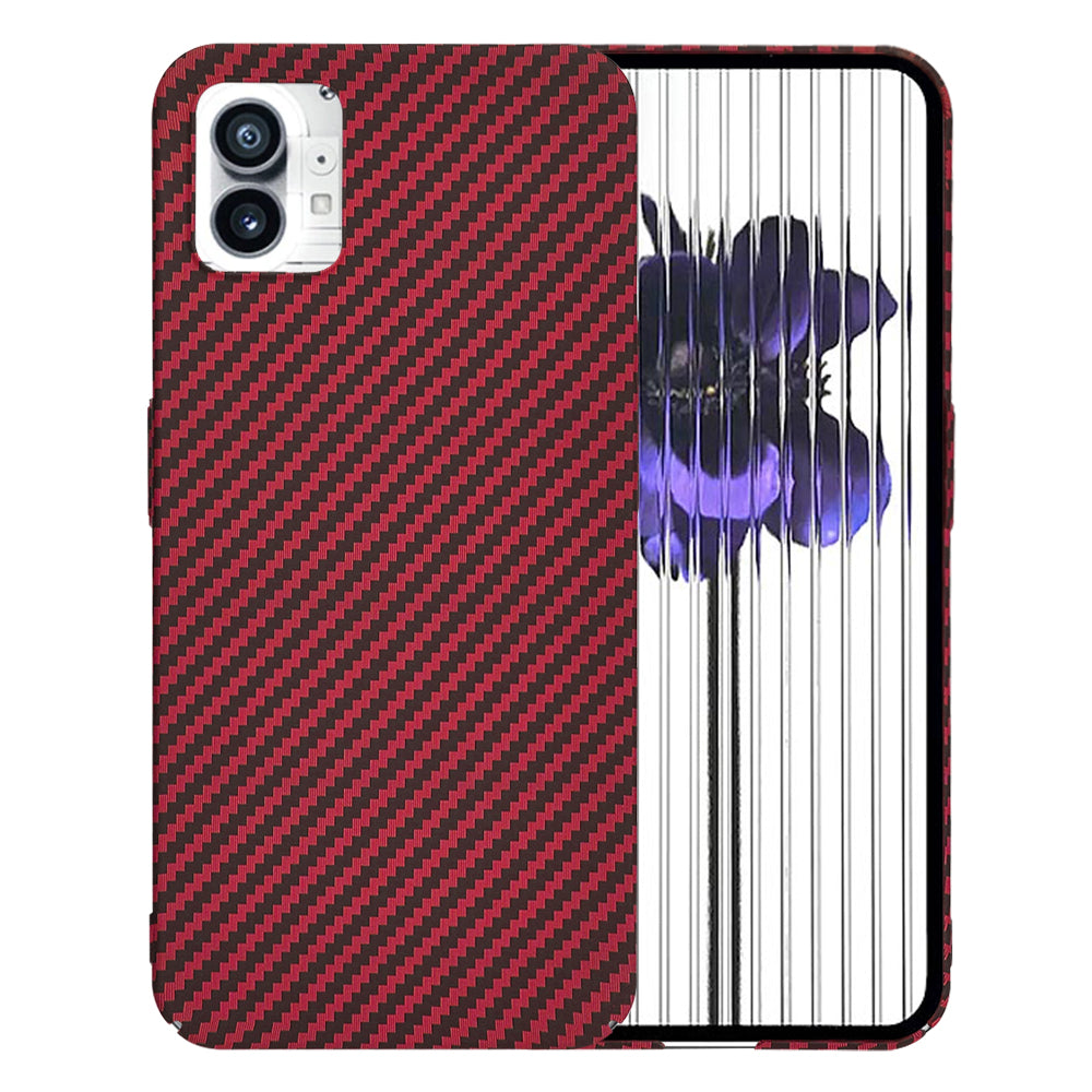 Калъф за Nothing Phone (1), Techsuit, Carbonite FiberShell, Червен
