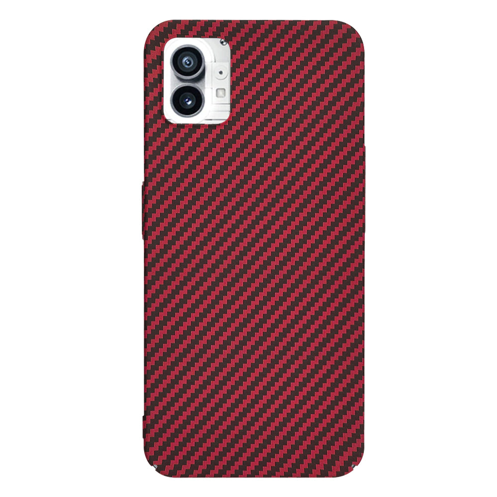 Калъф за Nothing Phone (1), Techsuit, Carbonite FiberShell, Червен