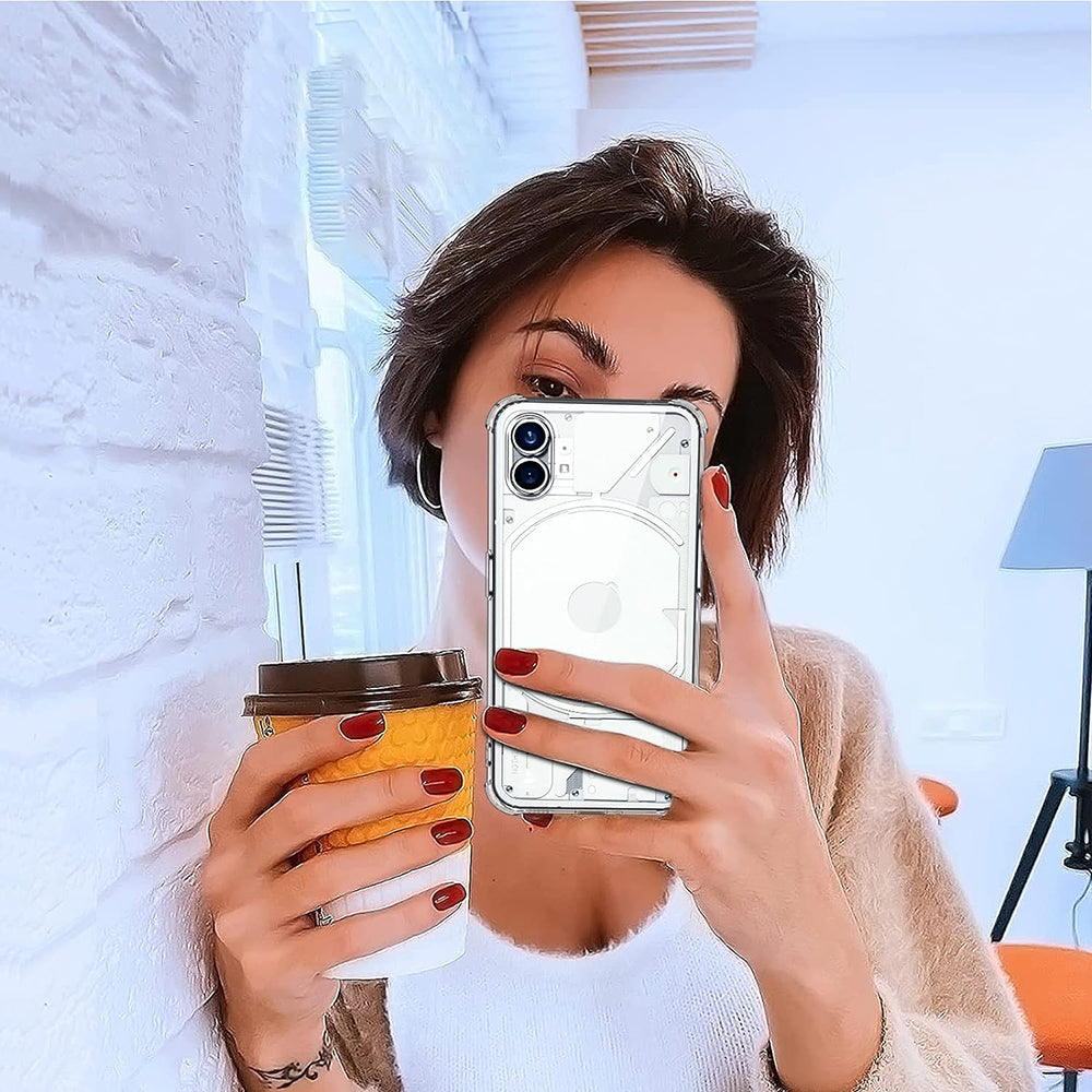 Калъф за Nothing Phone (1), Techsuit, Shockproof Clear, Прозрачен