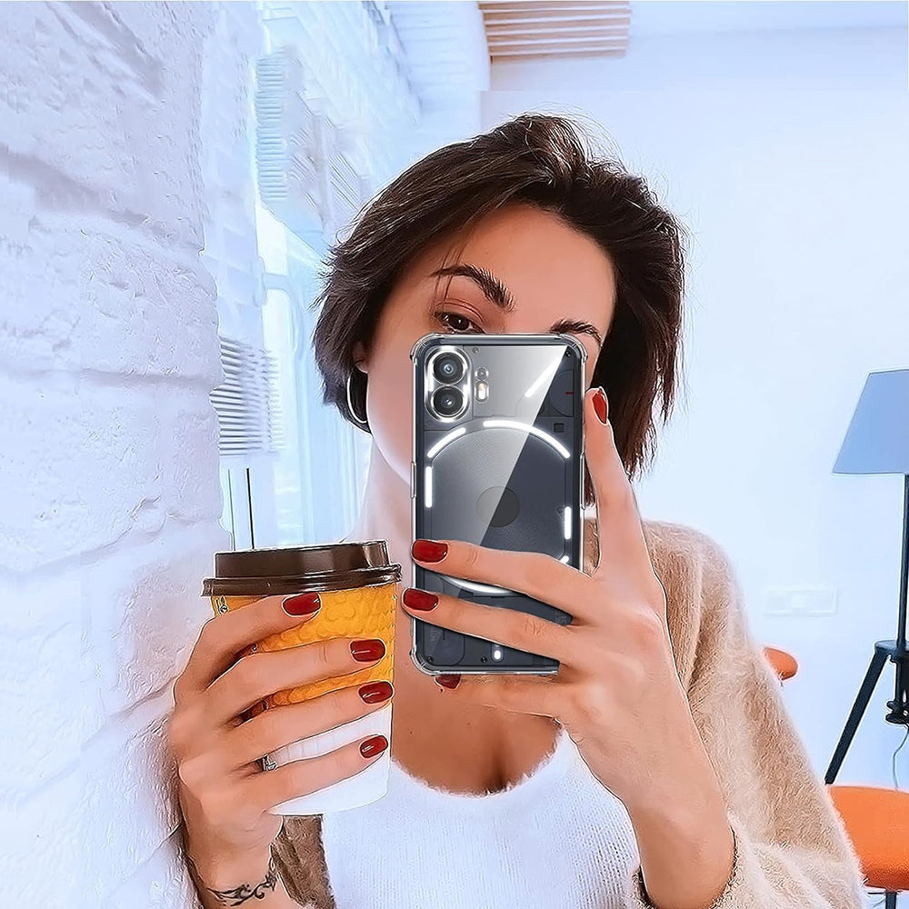 Калъф за Nothing Phone (2), Techsuit, Shockproof Clear, Прозрачен