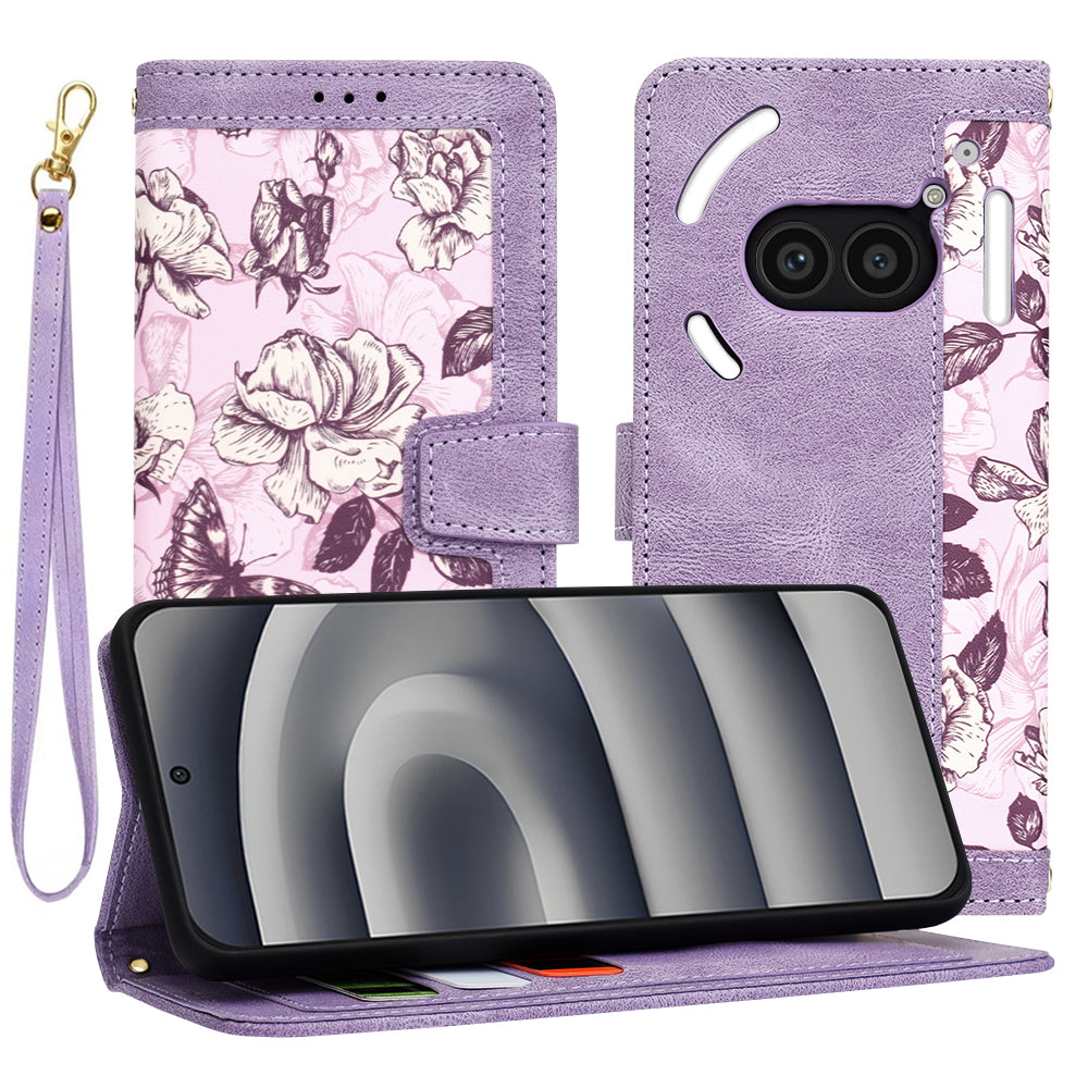 Калъф за Nothing Phone (2a) Plus / Phone (2a), Techsuit, FlipCraft, Лилав
