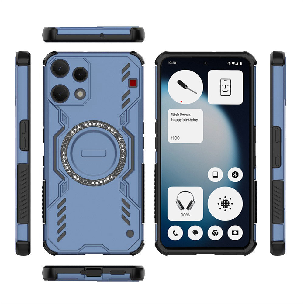 MagSafe калъф за Nothing Phone (3a) Lite, Techsuit, ArmorMag, Син