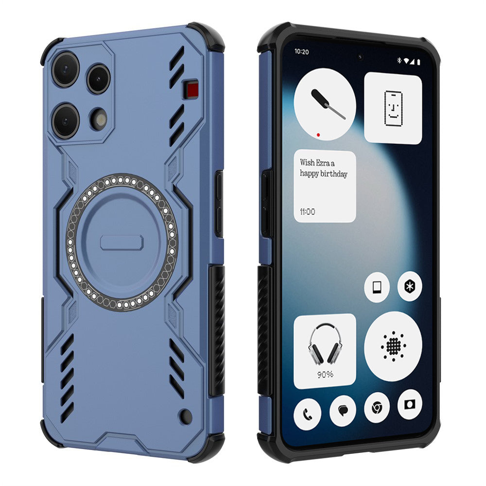 MagSafe калъф за Nothing Phone (3a) Lite, Techsuit, ArmorMag, Син