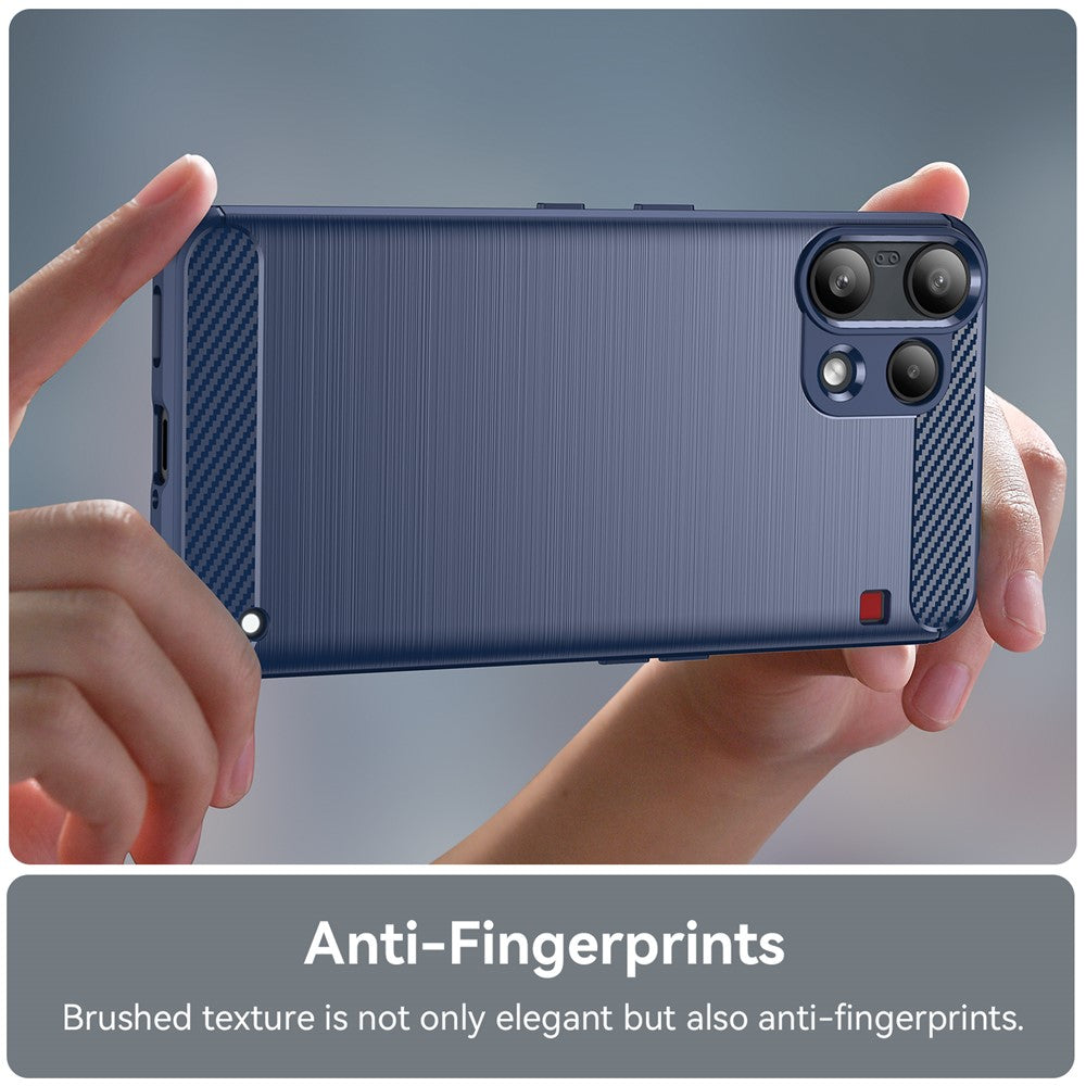 Калъф за Nothing Phone (3a) Lite, Techsuit, Carbon, Син