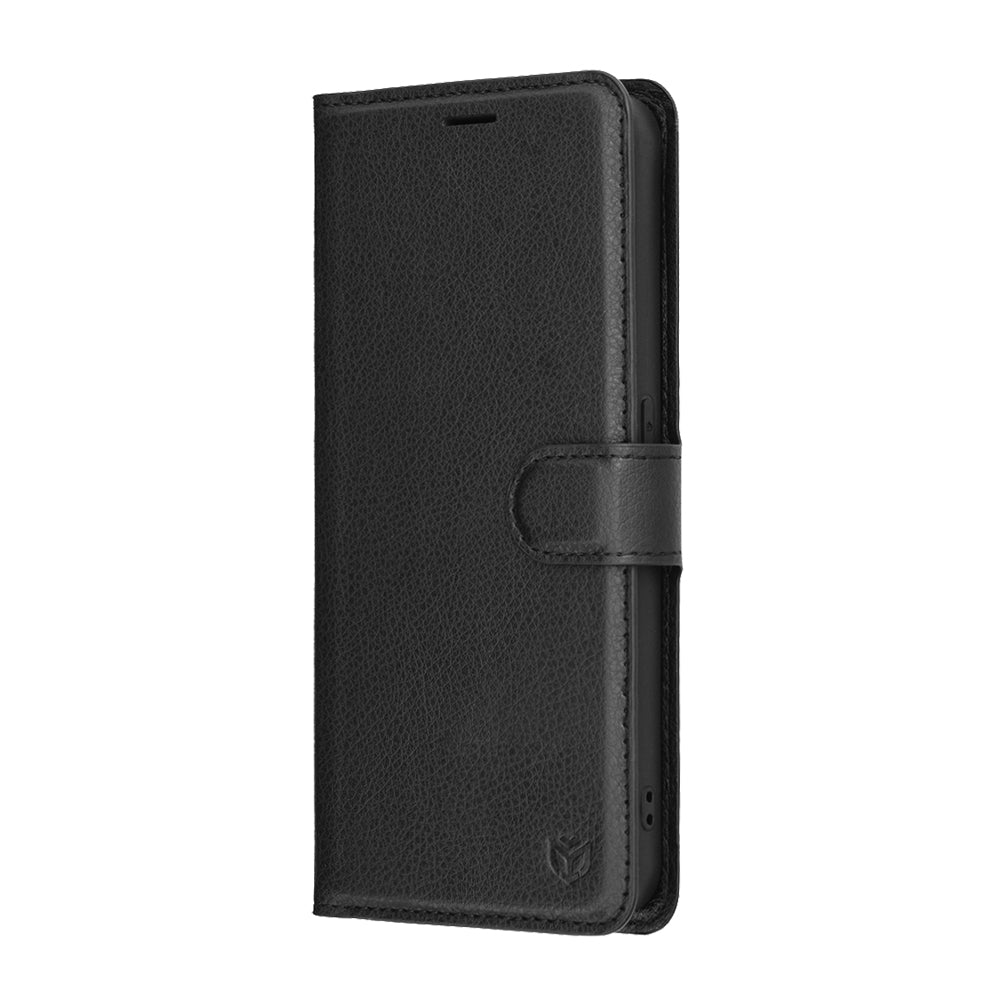 Калъф за Nothing Phone (3a) Lite, Techsuit, Leather Folio, Черен