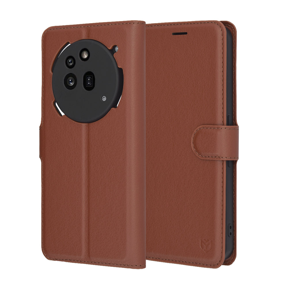 Калъф за Nothing Phone (3a) Pro, Techsuit, Leather Folio, Кафяв