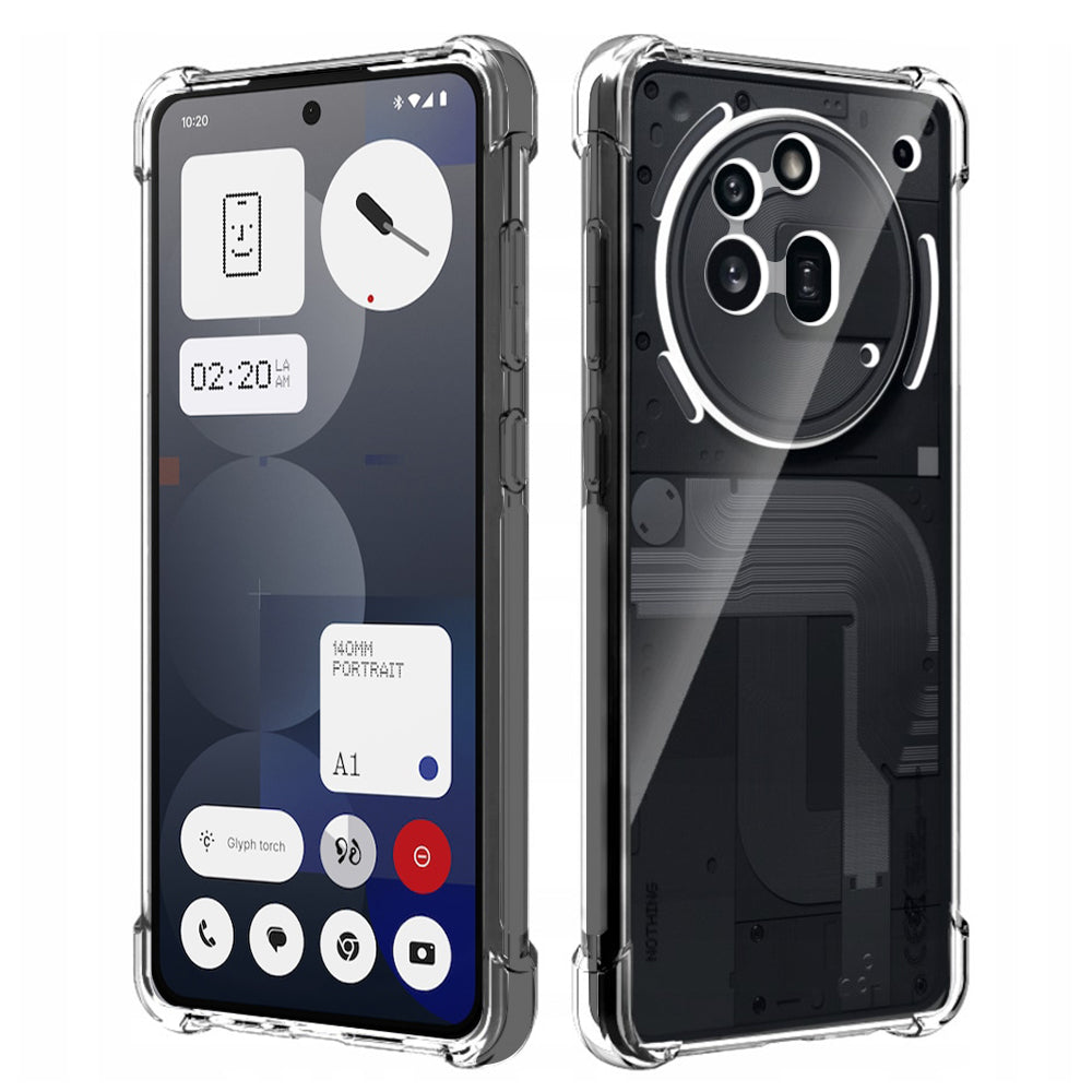 Калъф за Nothing Phone (3a) Pro, Techsuit, Shockproof Clear, Прозрачен