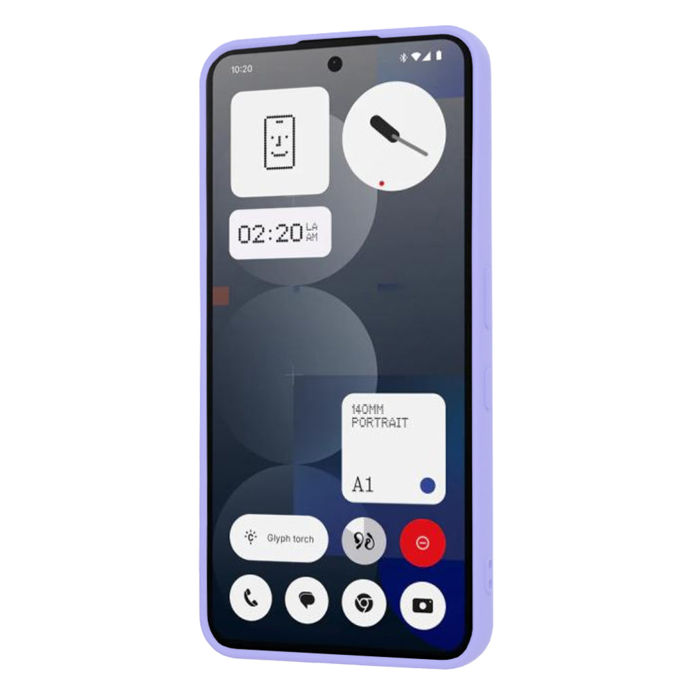 Калъф за Nothing Phone (3a) Pro, Techsuit, SoftFlex, Светло лилав