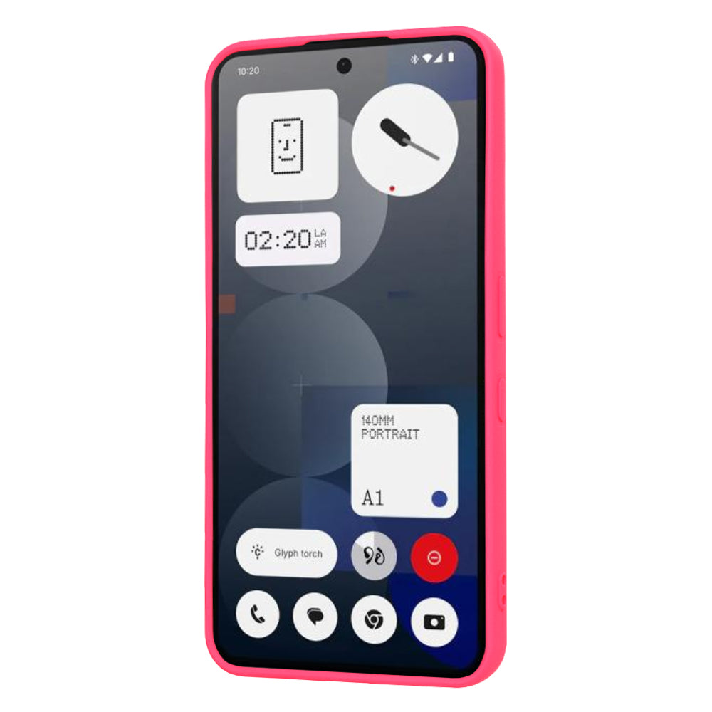 Калъф за Nothing Phone (3a) Pro, Techsuit, SoftFlex, Тъмнорозов
