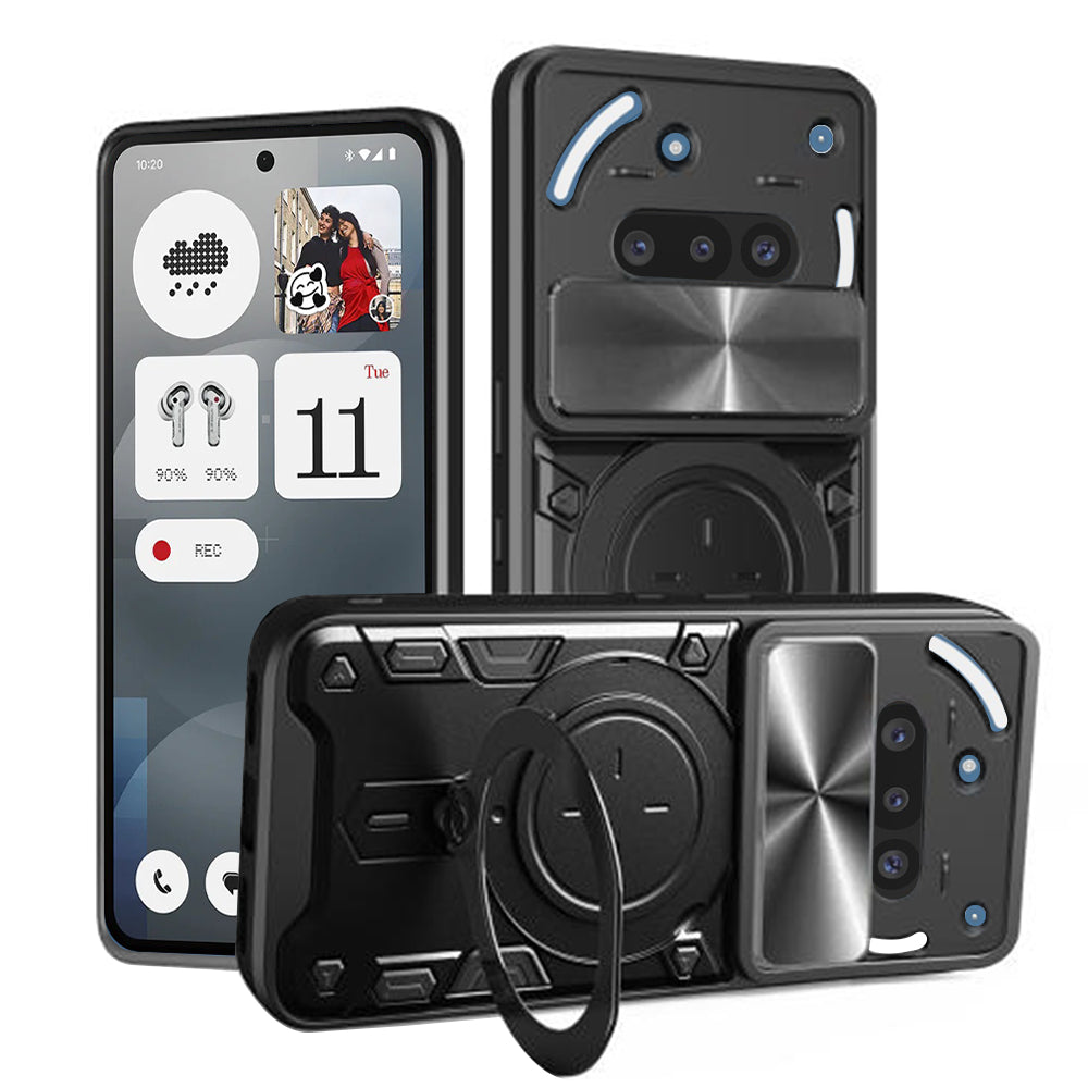 Калъф за Nothing Phone (3a), Techsuit, CamGuard Pro, Черен