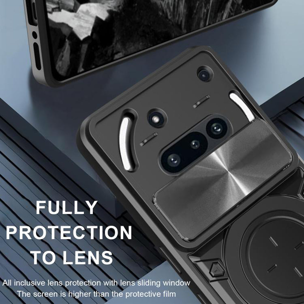 Калъф за Nothing Phone (3a), Techsuit, CamGuard Pro, Черен
