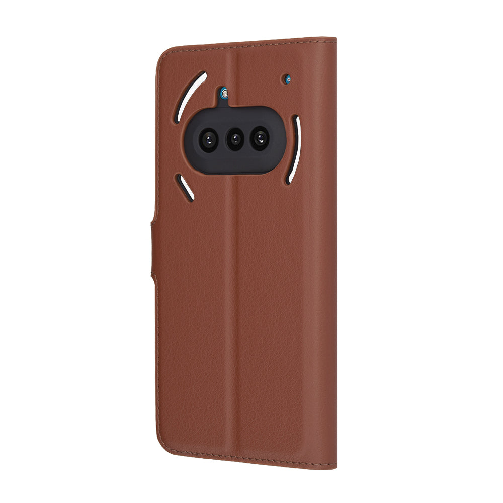 Калъф за Nothing Phone (3a), Techsuit, Leather Folio, Кафяв