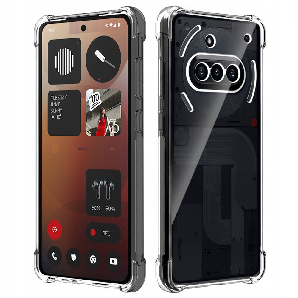 Калъф за Nothing Phone (3a), Techsuit, Shockproof Clear, Прозрачен