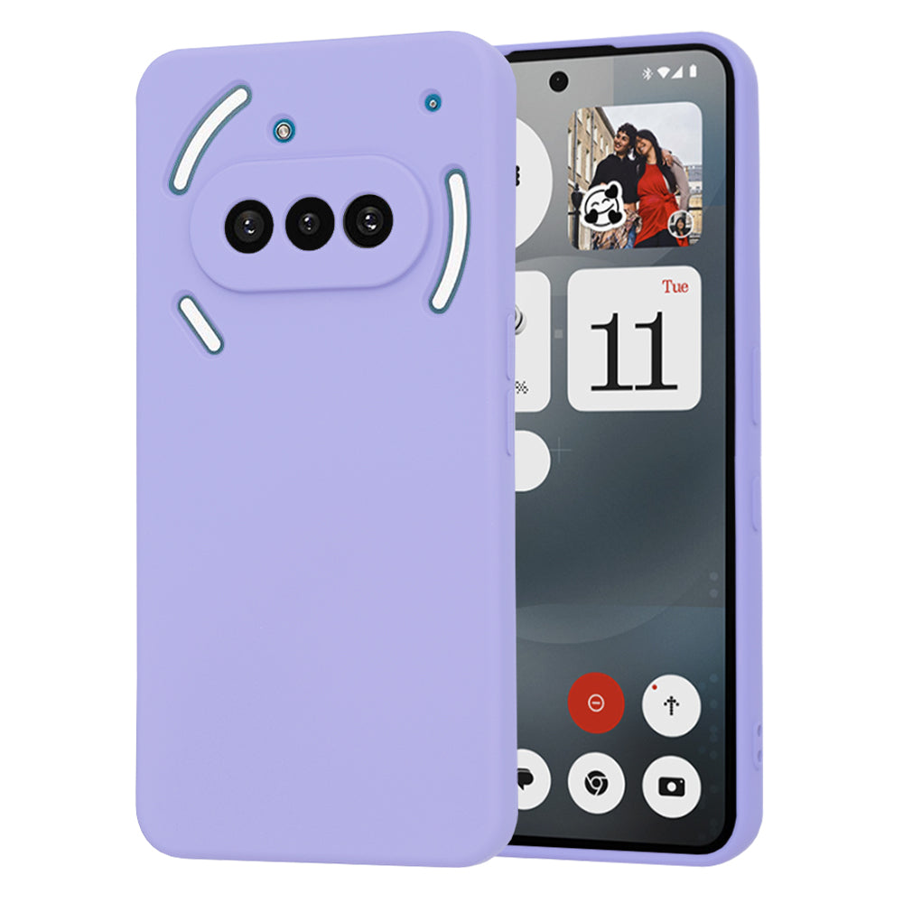 Калъф за Nothing Phone (3a), Techsuit, SoftFlex, Светло лилав