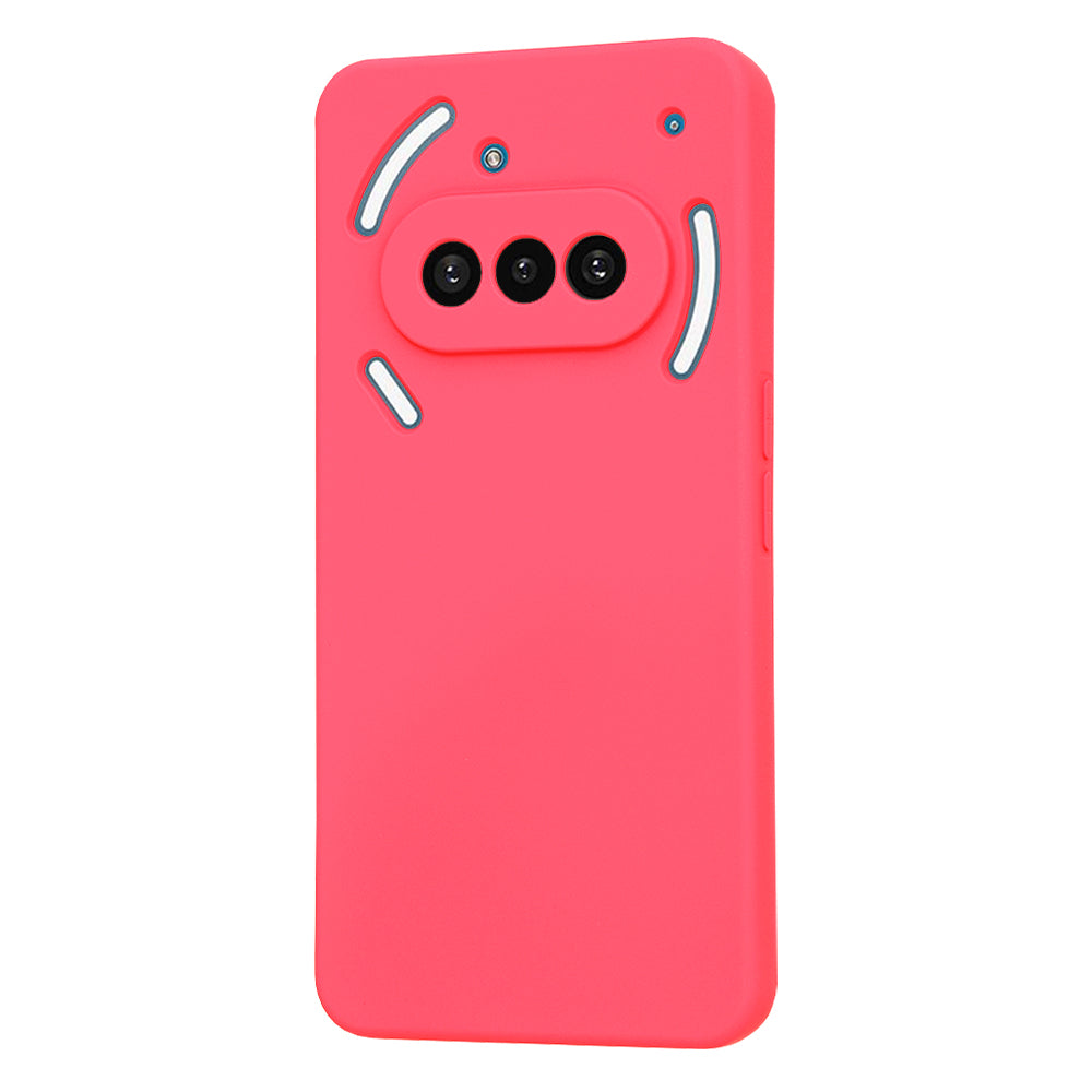 Калъф за Nothing Phone (3a), Techsuit, SoftFlex, Тъмнорозов