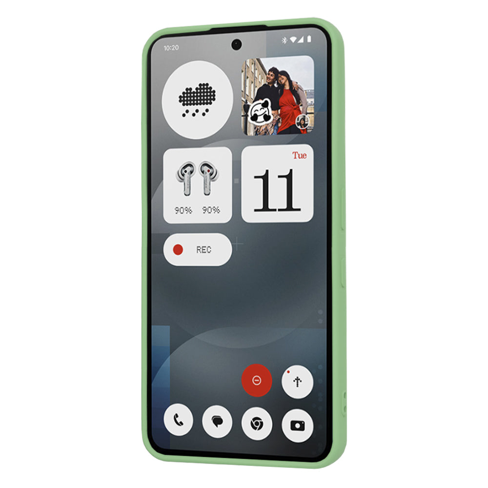 Калъф за Nothing Phone (3a), Techsuit, SoftFlex, Светлозелен