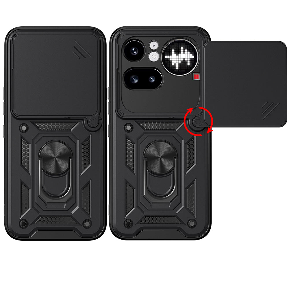 Калъф за Nothing Phone (4a) Pro, Techsuit, CamShield, Черен