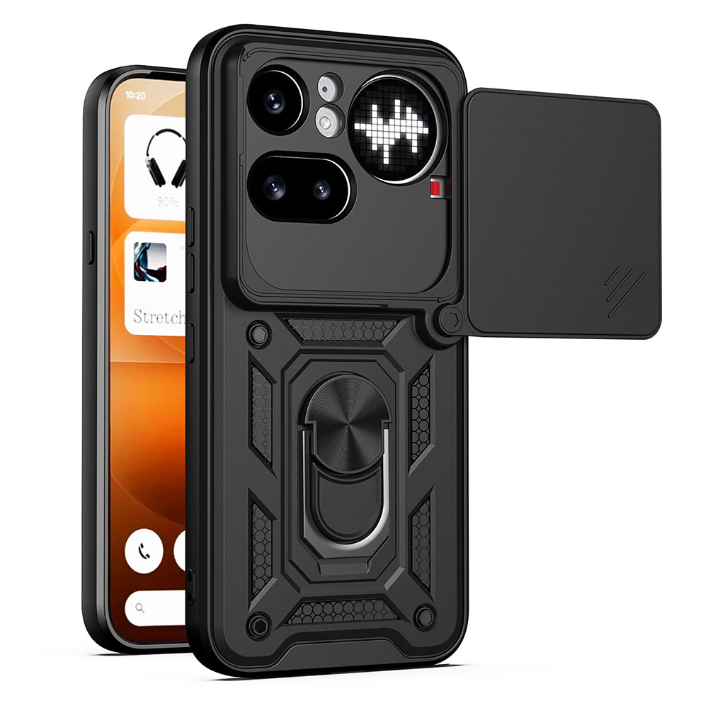 Калъф за Nothing Phone (4a) Pro, Techsuit, CamShield, Черен