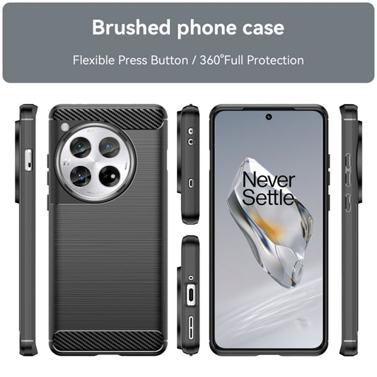 Калъф за OnePlus 12, Techsuit, Карбон, Черен