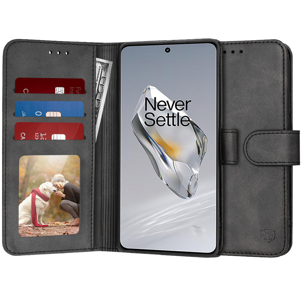 Калъф за OnePlus 12, Techsuit, Diary Book, Черен