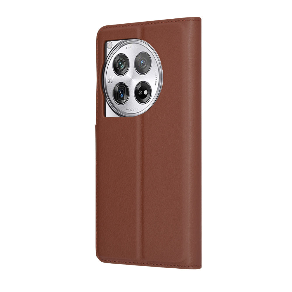 Калъф за OnePlus 12, Techsuit, Leather Folio, Кафяв