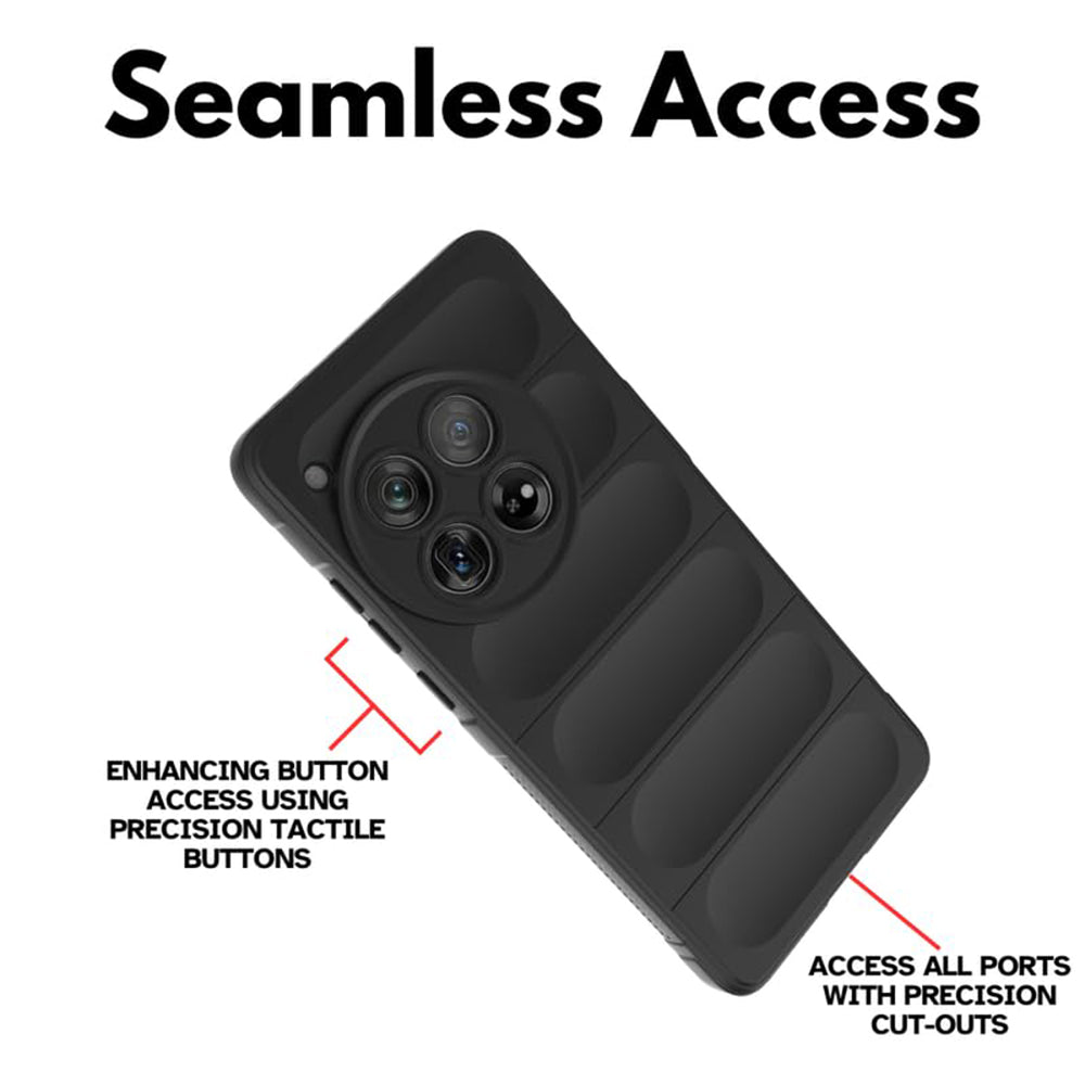 Калъф за OnePlus 12, Techsuit, Magic Shield, Черен
