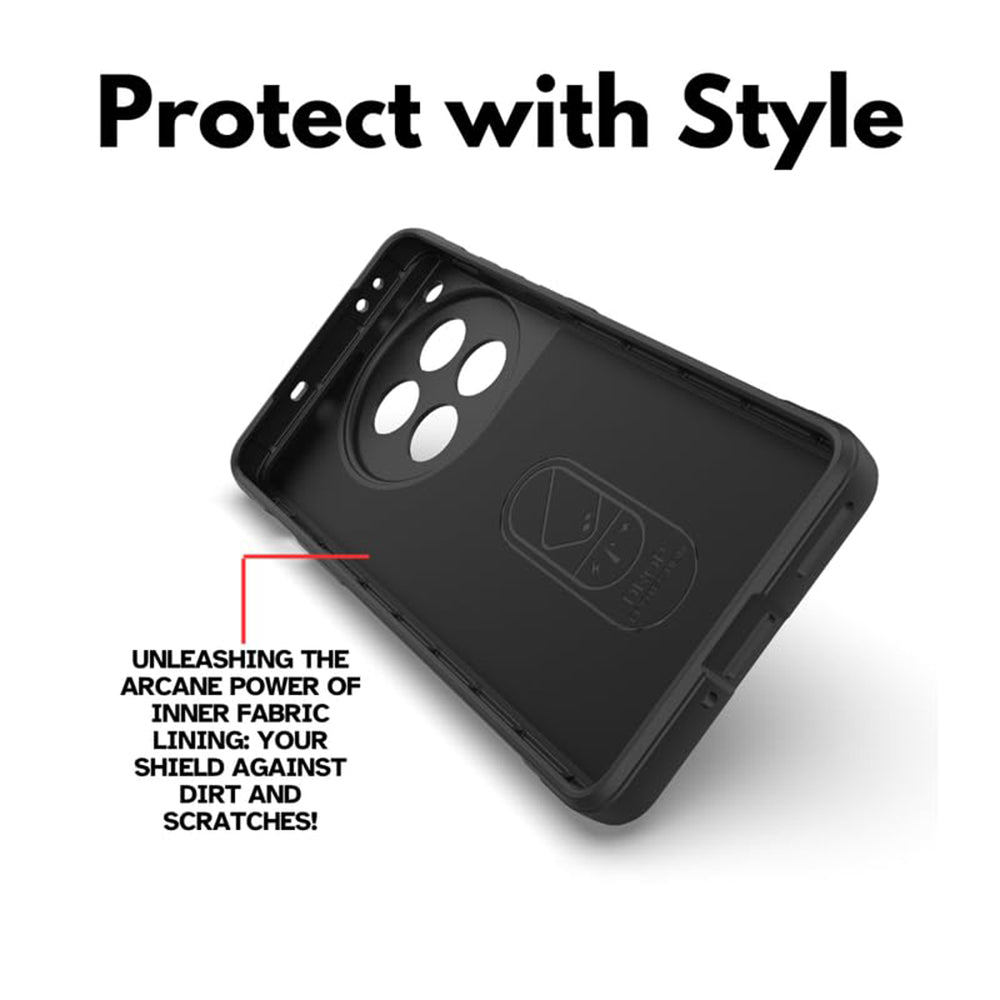 Калъф за OnePlus 12, Techsuit, Magic Shield, Черен