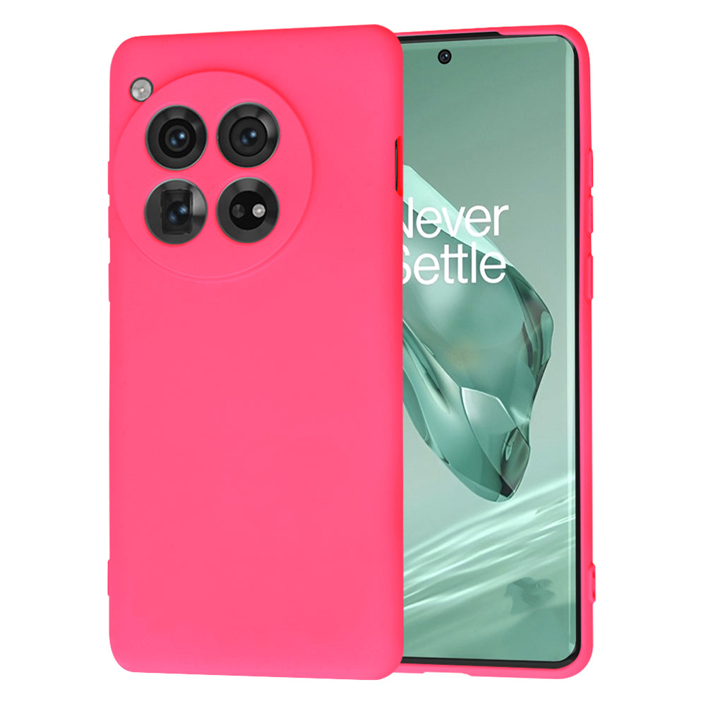 Калъф за OnePlus 12, Techsuit, SoftFlex, Тъмно розов