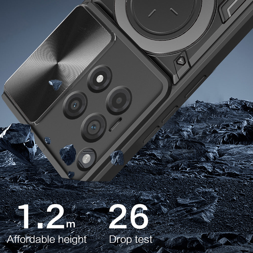 Калъф за OnePlus 12R, Techsuit, CamGuard Pro, Розово злато