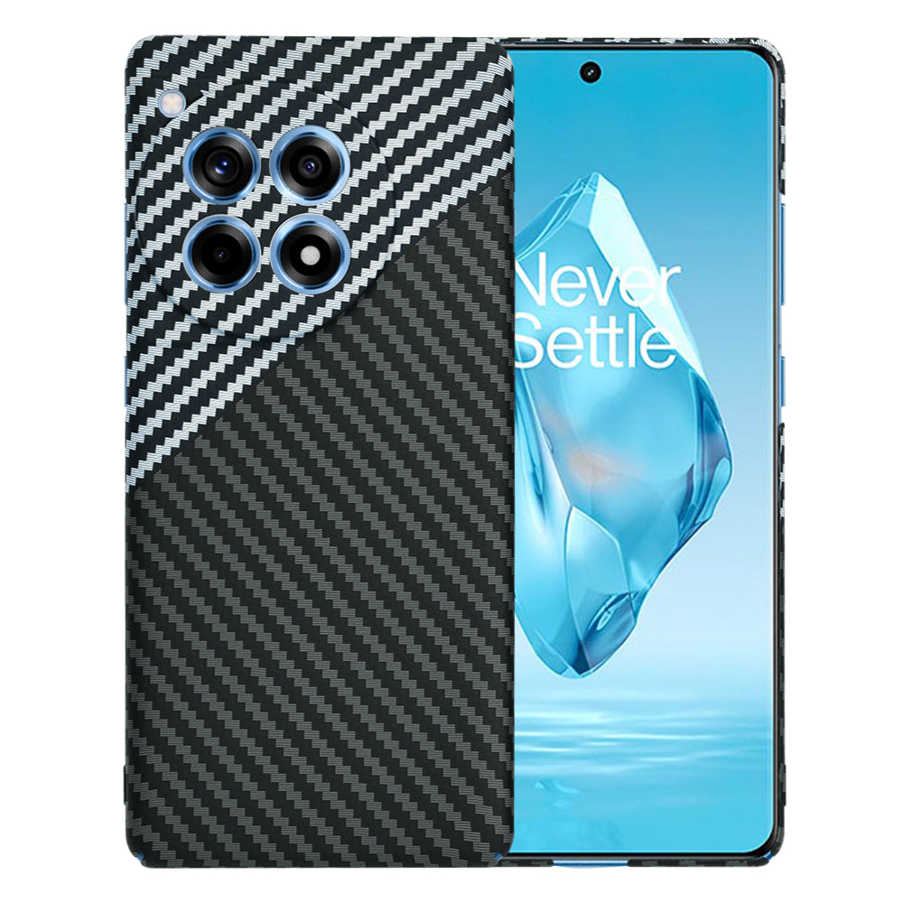 Калъф за OnePlus 12R, Techsuit, Carbonite FiberShell, Черно Сиво