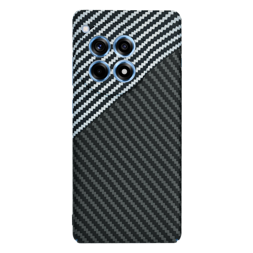 Калъф за OnePlus 12R, Techsuit, Carbonite FiberShell, Черно Сиво