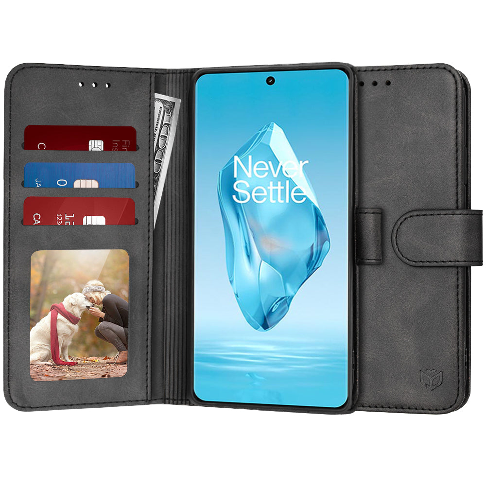 Калъф за OnePlus 12R, Techsuit, Diary Book, Черен