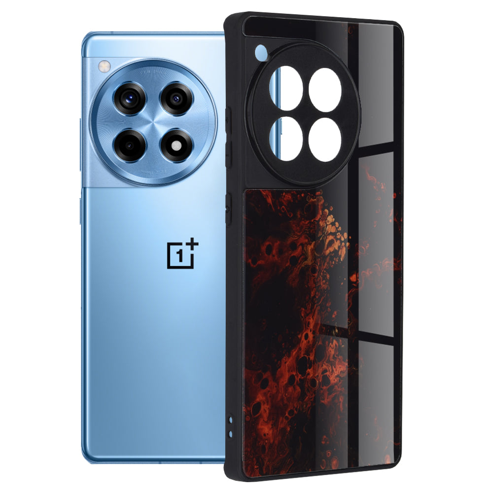 Калъф за OnePlus 12R, Techsuit, Glaze, Червен