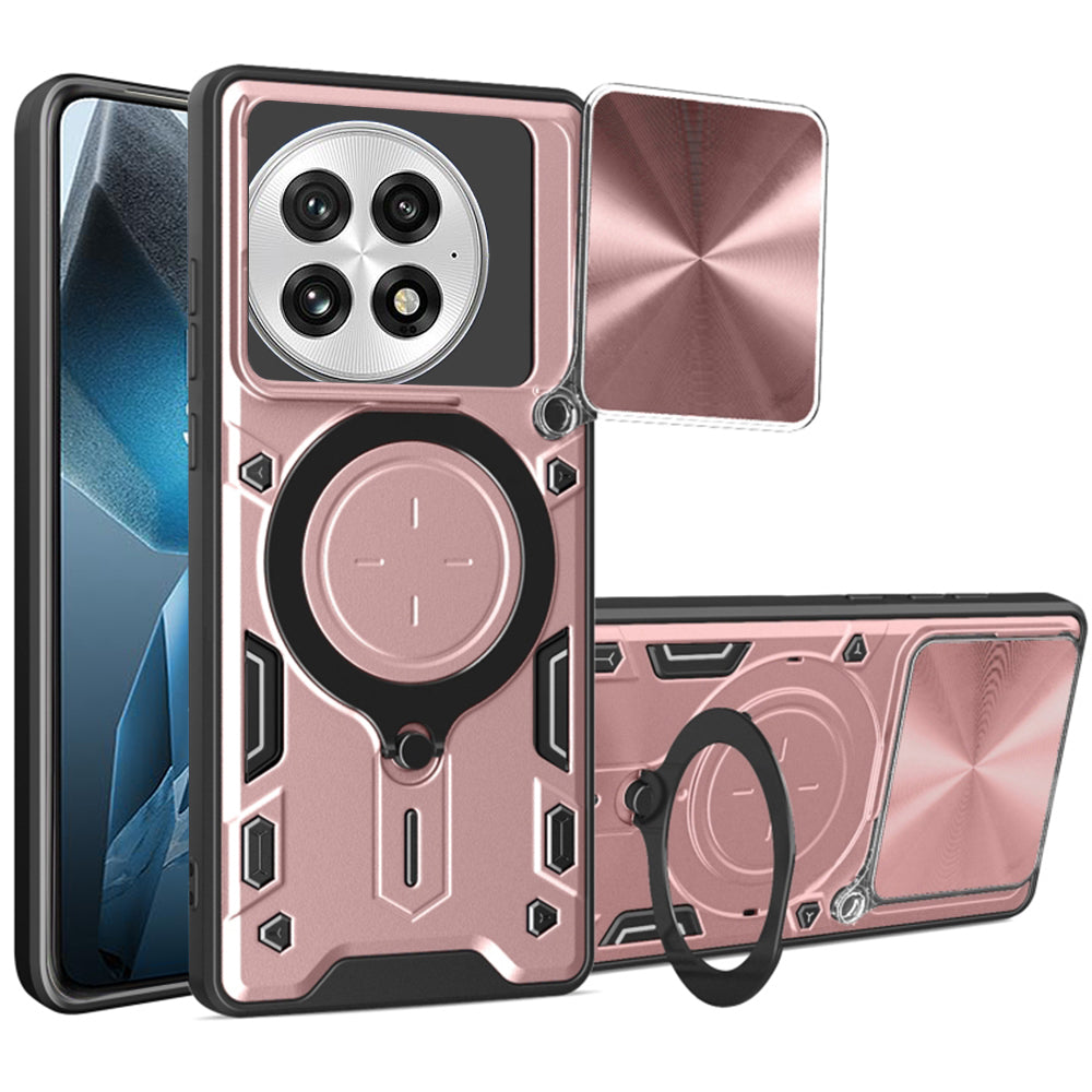 Калъф за OnePlus 13, Techsuit, CamGuard Pro, Розово злато