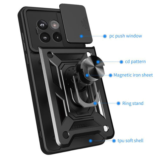Калъф за OnePlus 13R, Techsuit, CamShield, Син