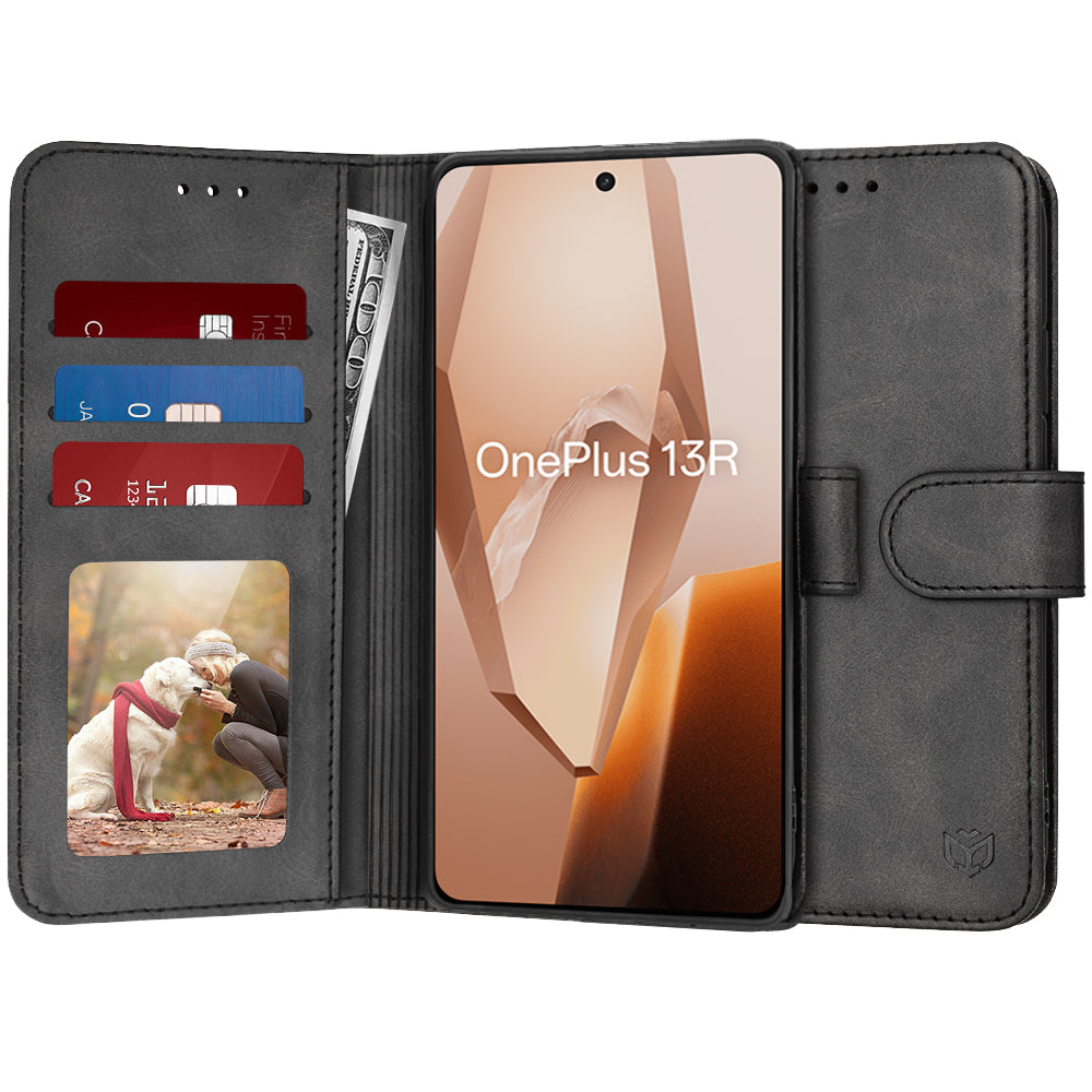 Калъф за OnePlus 13R, Techsuit, Diary Book, Черен