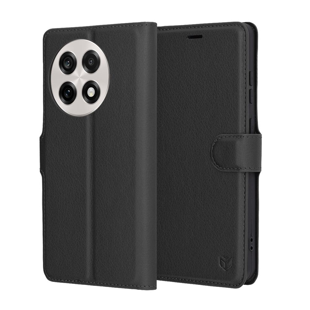 Калъф за OnePlus 13R, Techsuit, Leather Folio, Черен