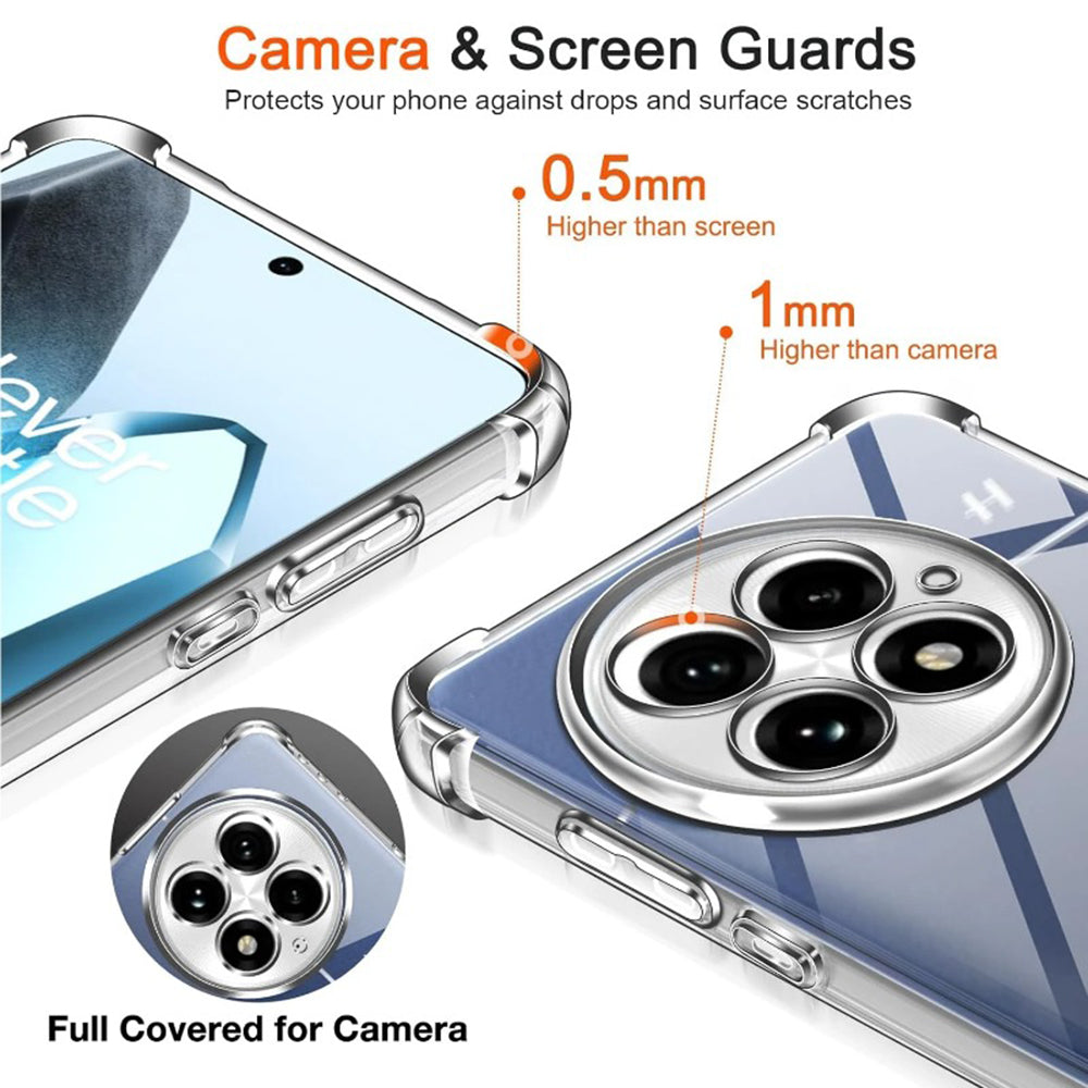 Калъф за OnePlus 13R, Techsuit, Shockproof Clear, Прозрачен