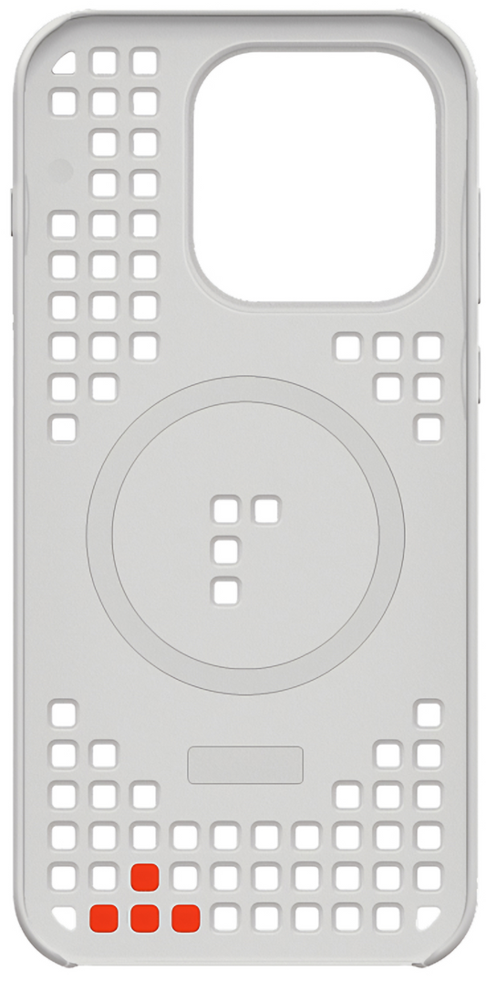 Калъф за OnePlus 15, Hole Pattern Magnetic, Сив, Презапечатан 5431102022