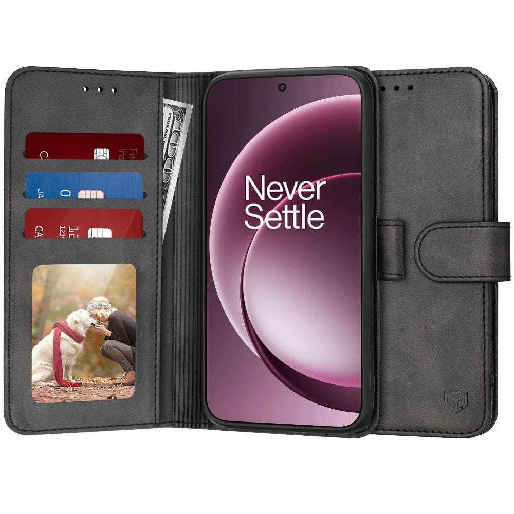 Калъф за OnePlus 15, Techsuit, Diary Book, Черен