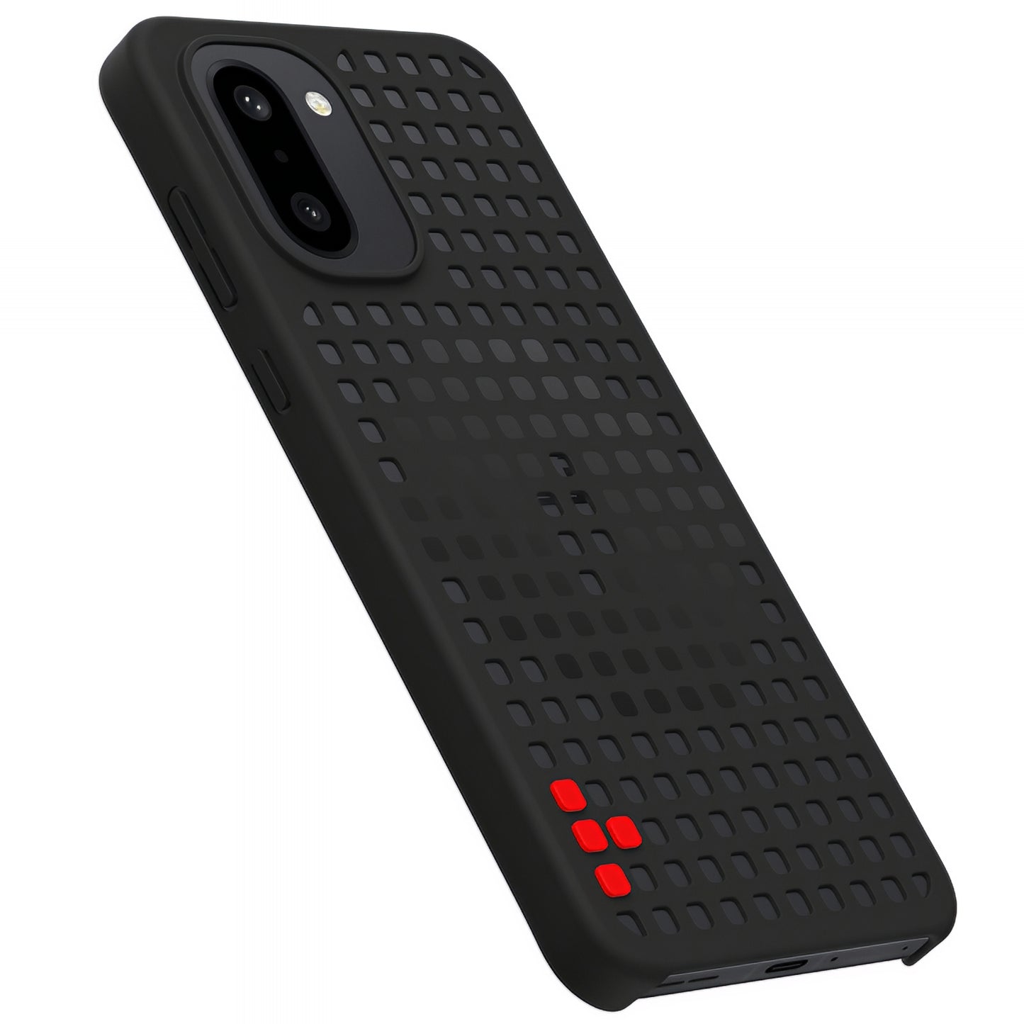 Калъф за OnePlus 15R, Hole Pattern Magnetic, Черен 5431102123