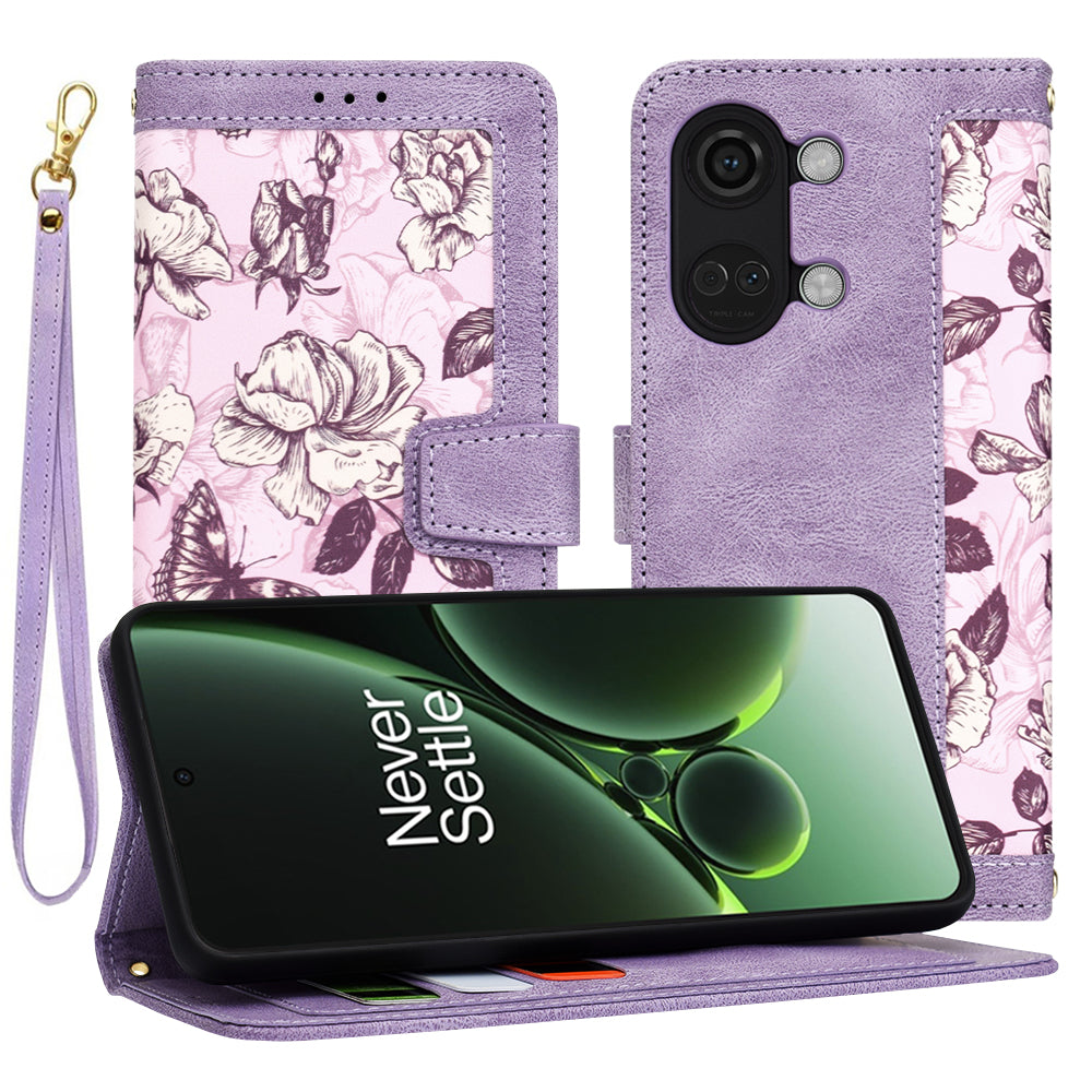Калъф за OnePlus Nord 3, Techsuit, FlipCraft, Лилав