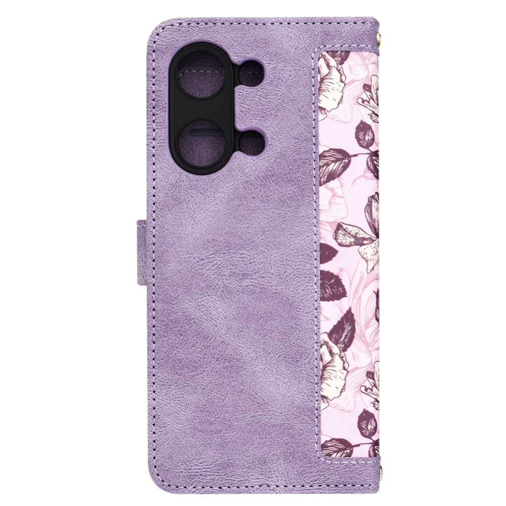 Калъф за OnePlus Nord 3, Techsuit, FlipCraft, Лилав