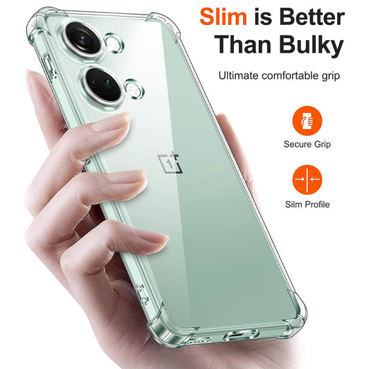 Калъф за OnePlus Nord 3, Techsuit, Shockproof Clear, Прозрачен
