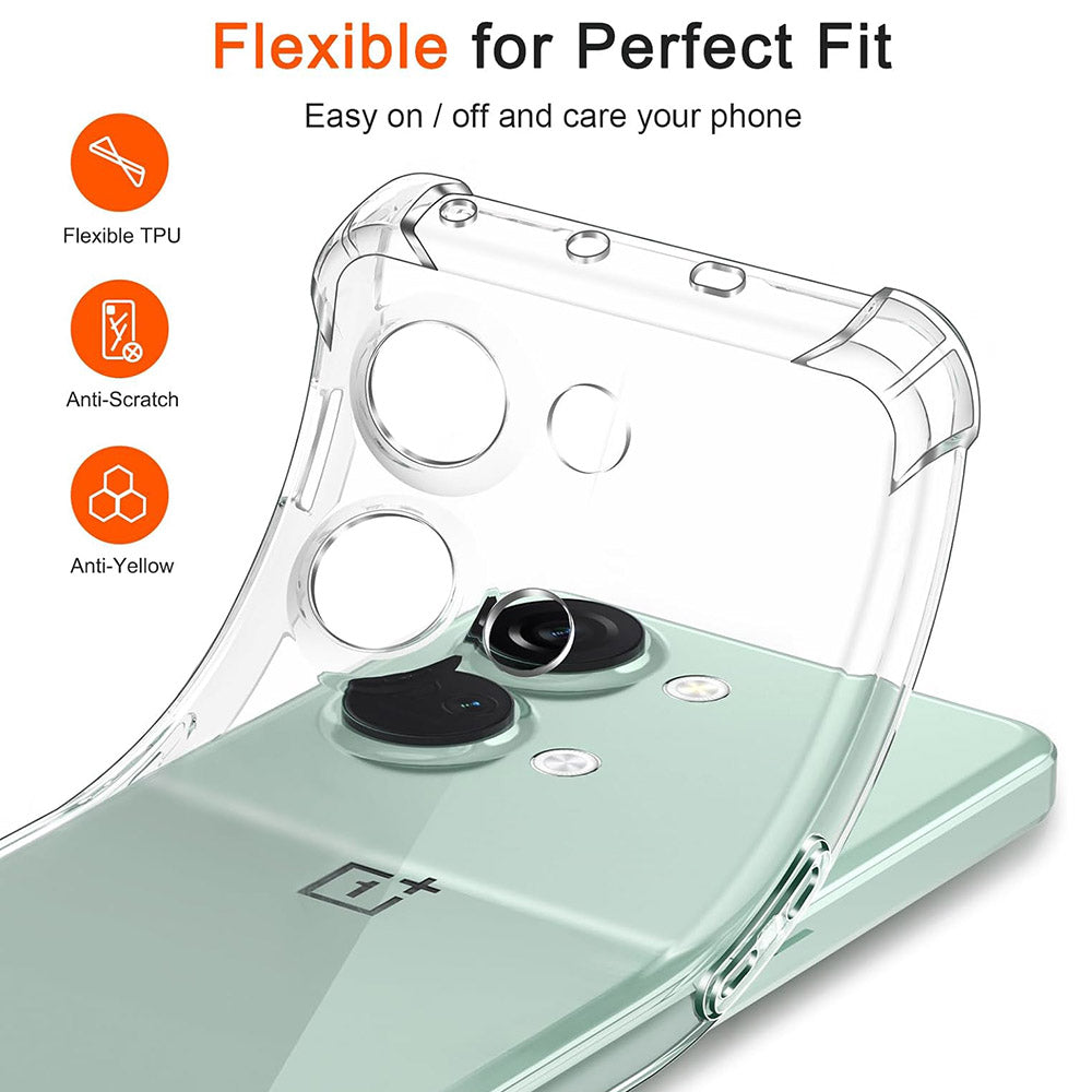 Калъф за OnePlus Nord 3, Techsuit, Shockproof Clear, Прозрачен