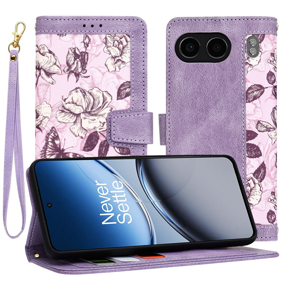 Калъф за OnePlus Nord 4, Techsuit, FlipCraft, Лилав