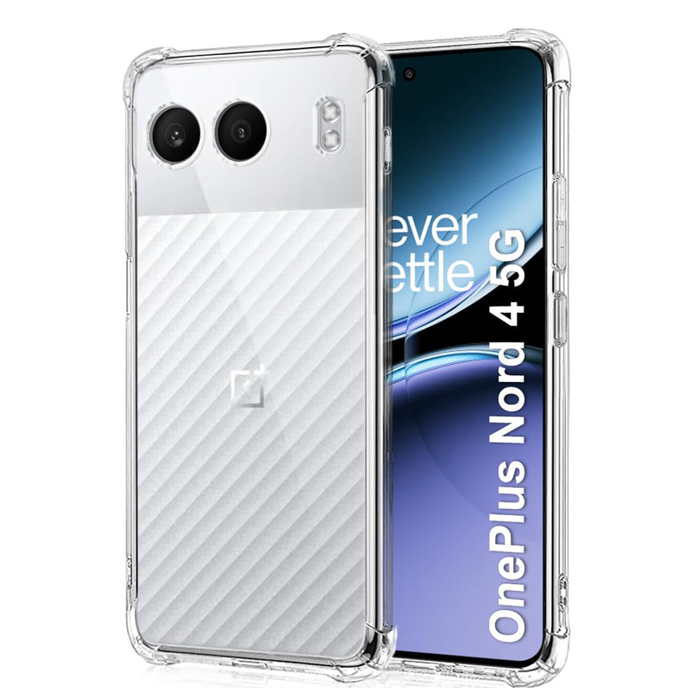Калъф за OnePlus Nord 4, Techsuit, противоударен прозрачен, прозрачен